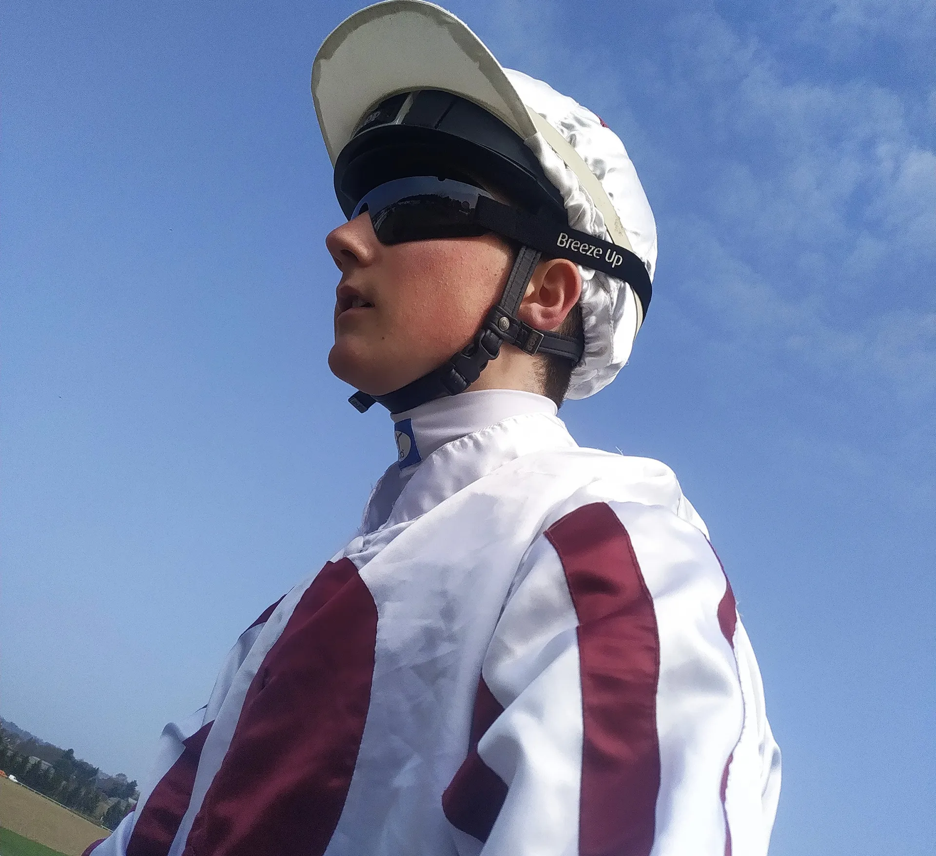 Preparation du cheval de course